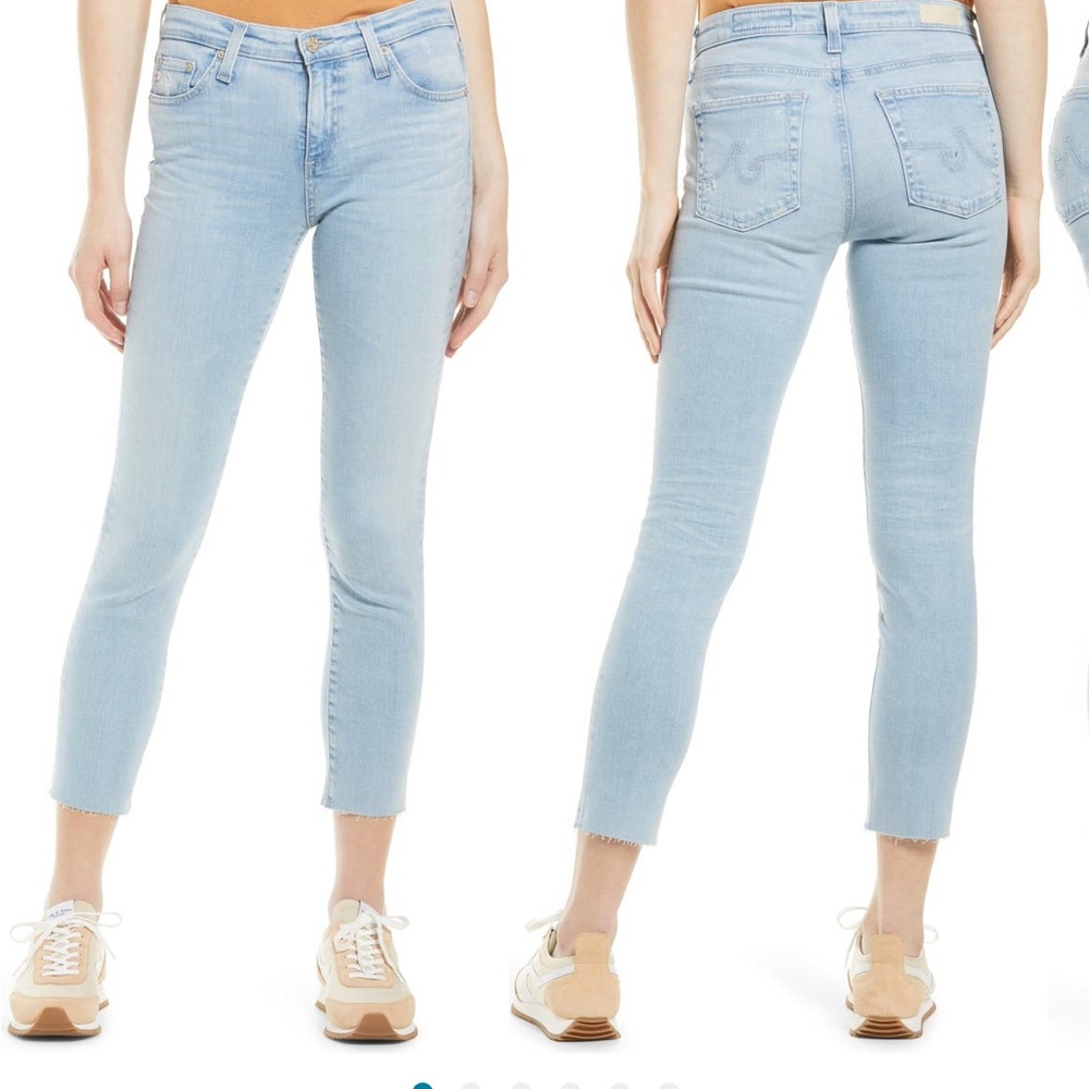 AG Crop Skinny Jeans
